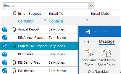 Improved access to SharePoint content