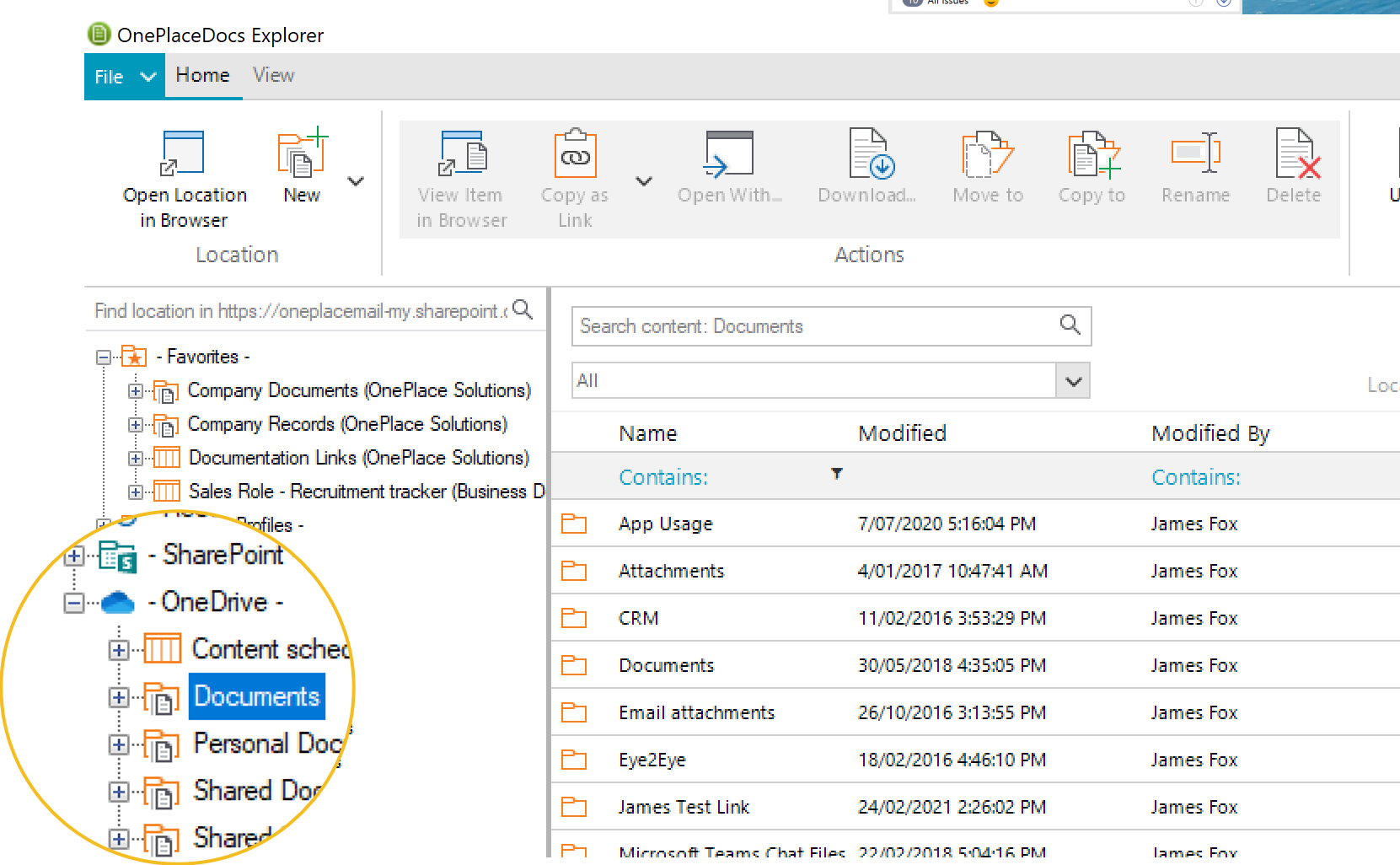 Improve business workflow with native integration to OneDrive