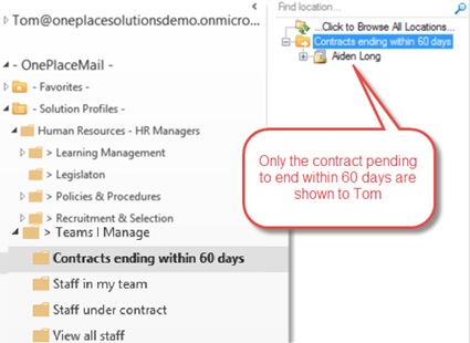 sharepoint hr advise screen