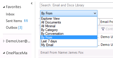 SharePoint views and metadata in Microsoft Outlook