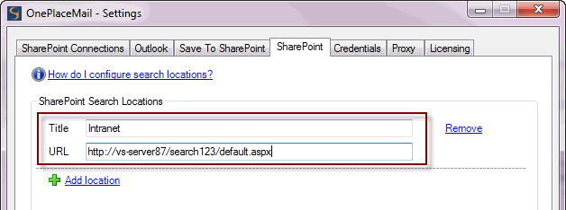 oneplacemail-settings-sharepoint-search-intranet-example