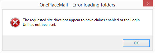 When connecting to a site collection that has Anonymous access enabled on the web application, the following error appears: