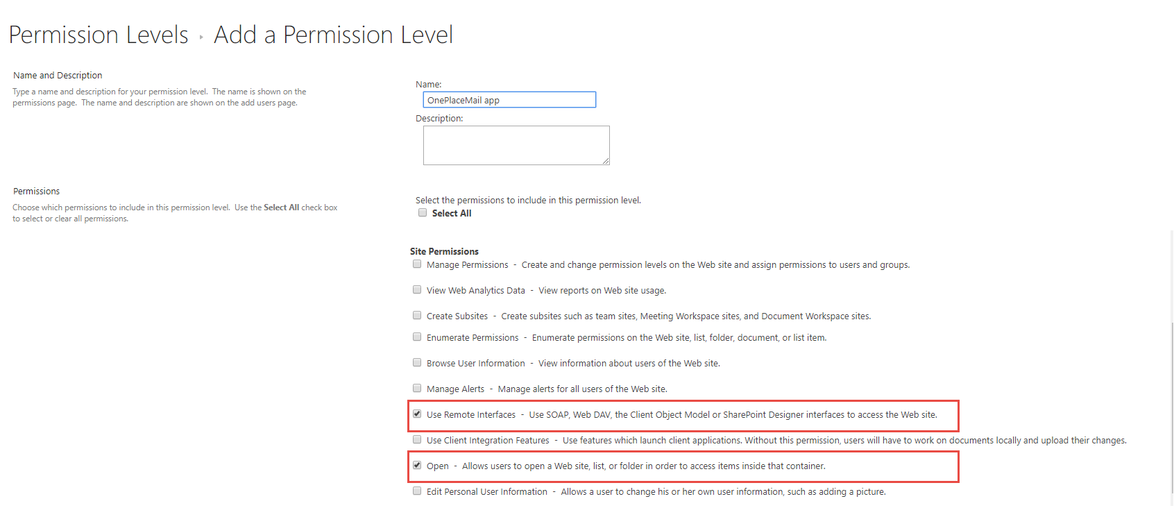 kb0146 permission level