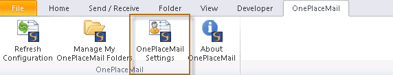 1. Go to OnePlaceMail Settings: