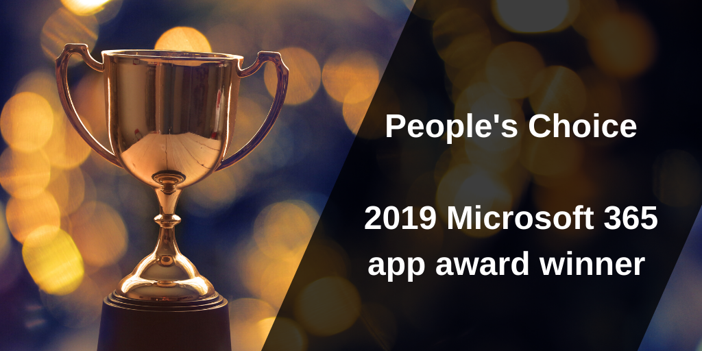 OnePlaceMail Wins Microsoft 365 App Awards - People’s Choice 2019