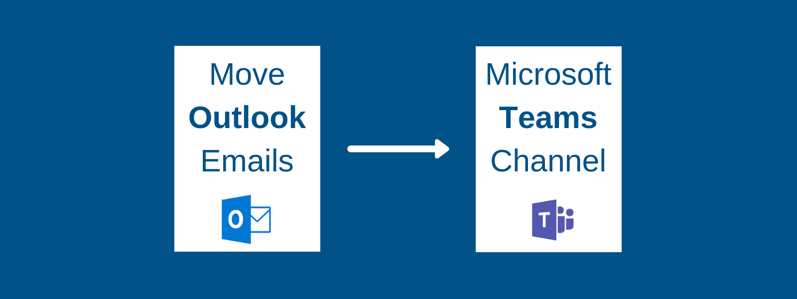 Move Outlook emails to a Microsoft Teams channel
