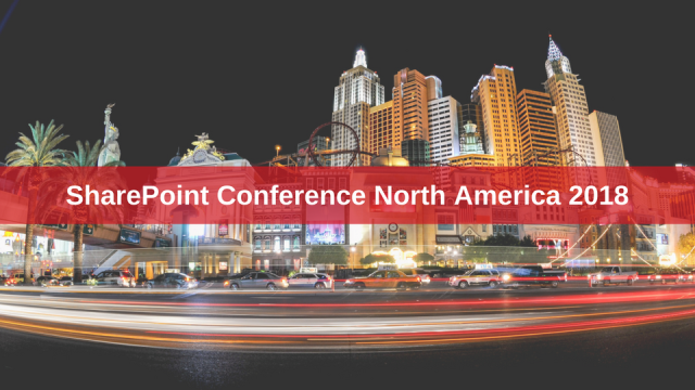 Visit us at SharePoint Conference North America in Vegas!