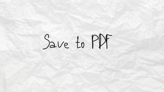 Save to PDF from Microsoft Office Applications