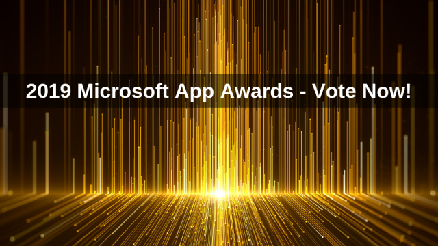 2019 Microsoft App Awards