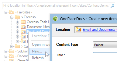 Access SharePoint locations and content