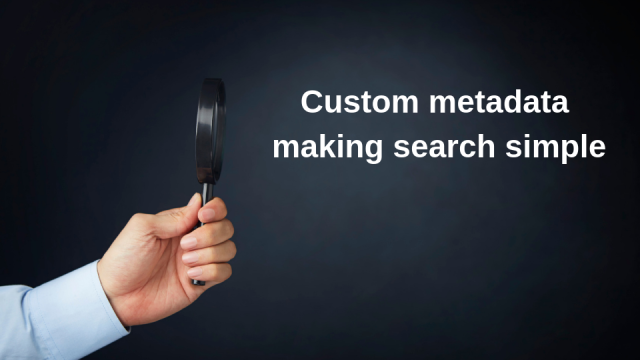 Capture custom metadata