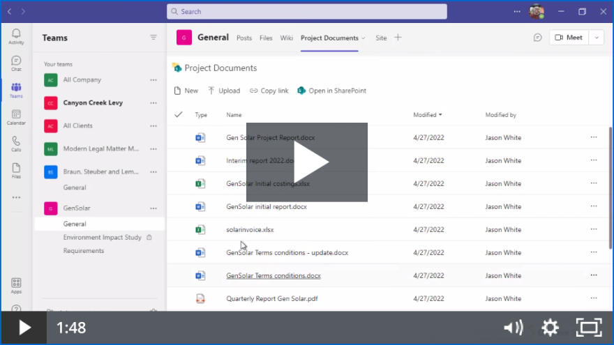 Save documents to Microsoft Teams channels & libraries