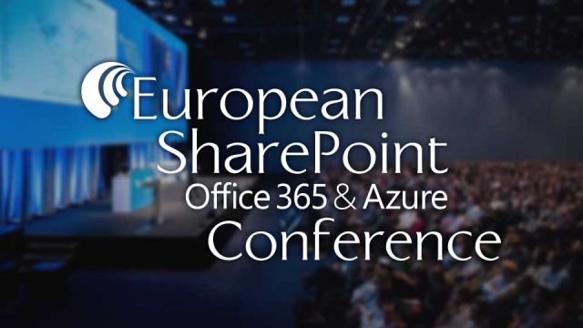 European SharePoint Office 365 & Azure Conference